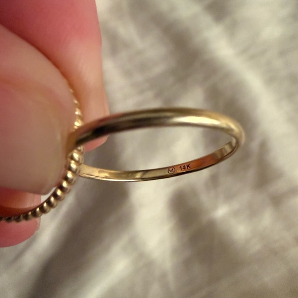 Mejuri Gold Stacking Rings - Picture 4 of 4